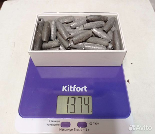 Грузик свинцовый 19g