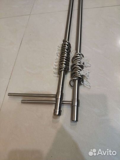 Карниз для штор однорядный металлический