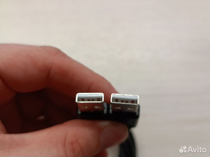 Кабель USB 2.0 Type A to A длинной 3 метра