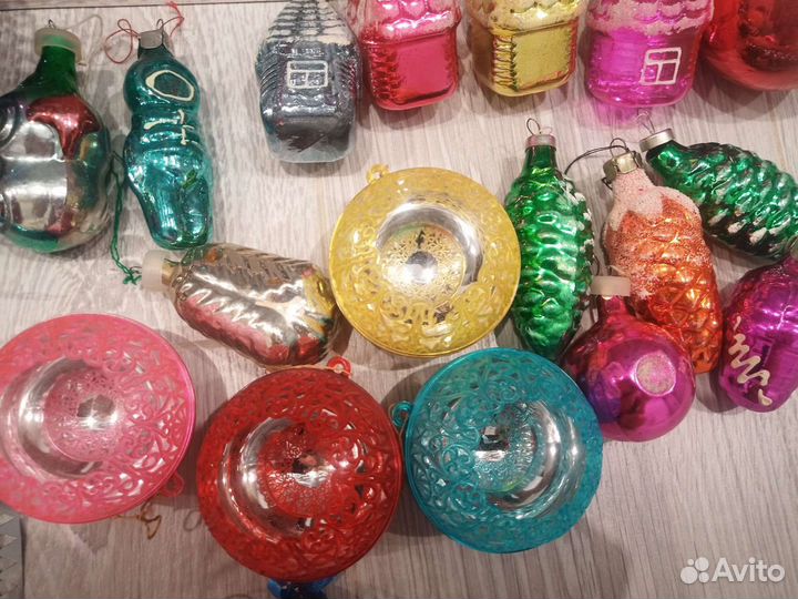 Елочные игрушки советские СССР новогодние