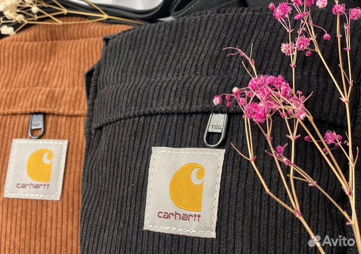 Сумка carhartt вельветовая