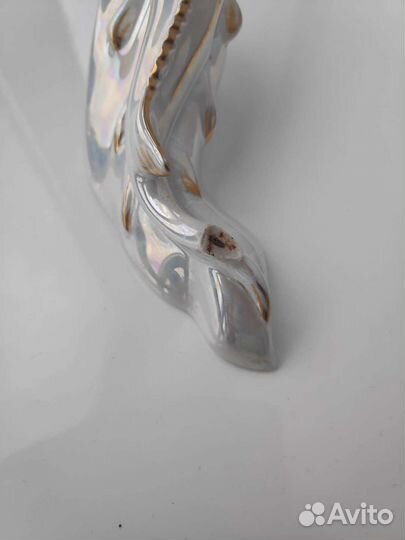 Фарфоровая статуэтка СССР. Щука 1959г