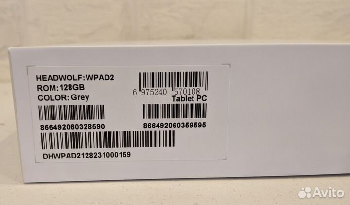 Планшет HeadWolf WPad 2 8/128 LTE (2sim). Новый
