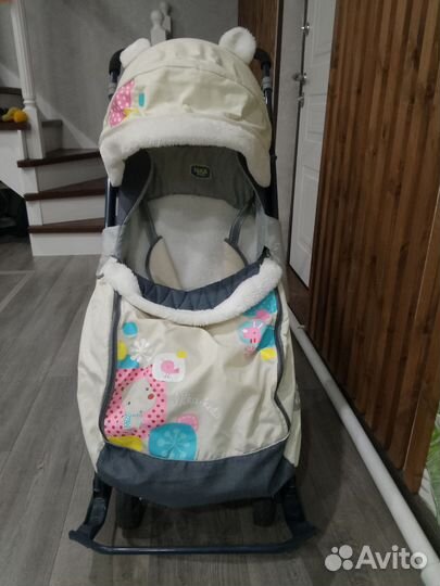 Детские санки коляска