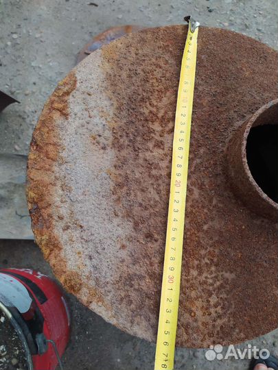 Печь буржуйка чугунная СССР толстостенная