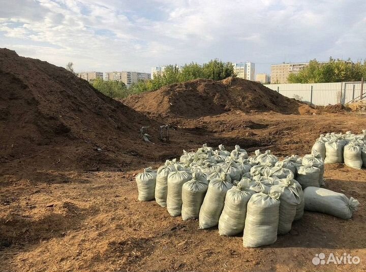 Торф перегной в мешках