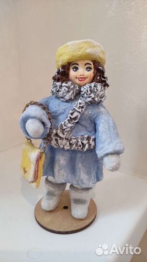 Ватные игрушки на елку