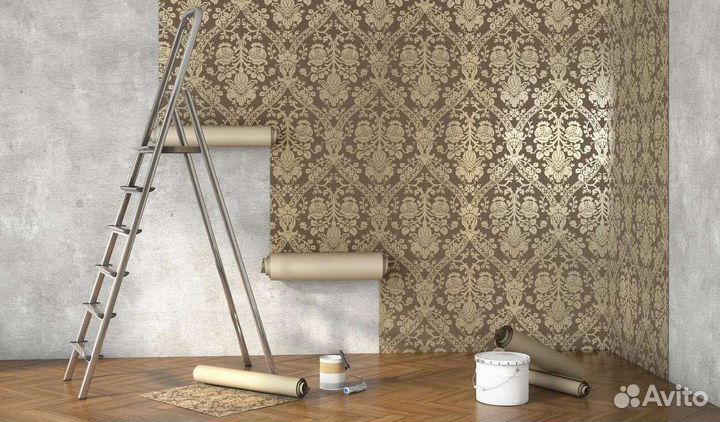 Поклеить обои