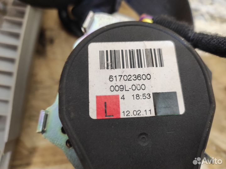 Ремень безопасности с пиропатроном Opel Astra J