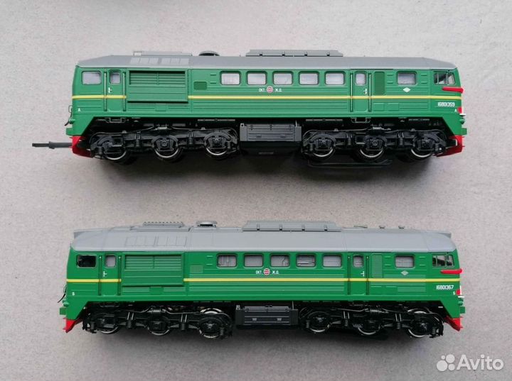 Roco 79795 HO AC Двухсекционный тепловоз 2М62 ржд