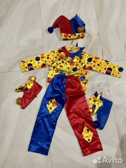Костюм Петрушка рост 115-130