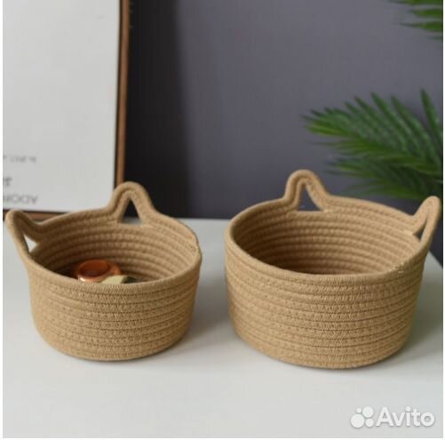 Корзинка для для хранения с ушками