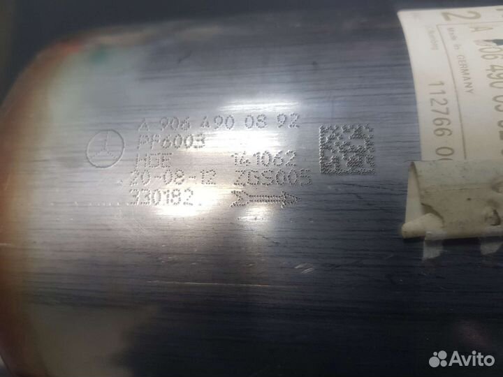 Новый сажевый фильтр Mercedes Sprinter 906