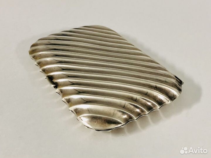 Портсигар антик серебро 1887 год