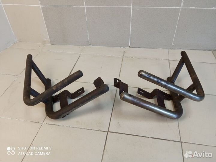 Защита боковая заднего бампера Mercedes Benz w463