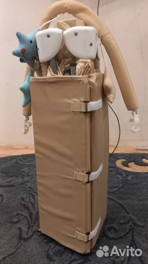 Детская кровать манеж Babyton с матрасом