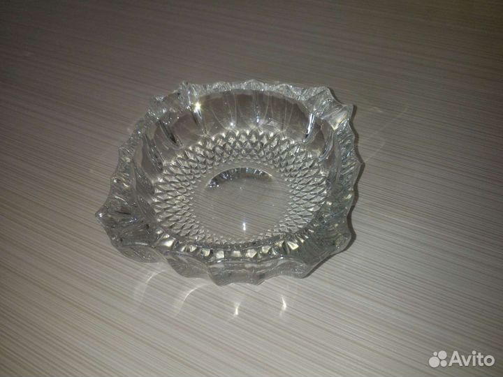 Пепельница хрустальная хрусталь винтаж СССР