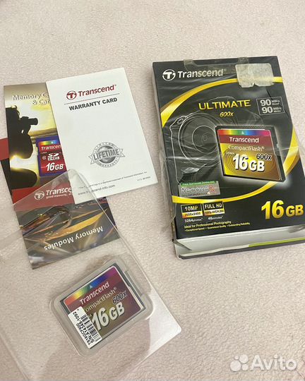 Карта памяти transcend CompactFlash