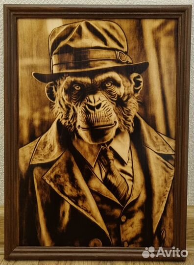 Картины выжженные на дереве 