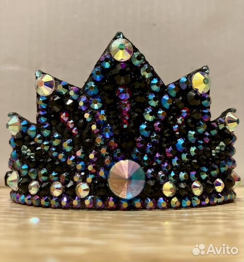 Корона на пучок для художественной гимнастикт