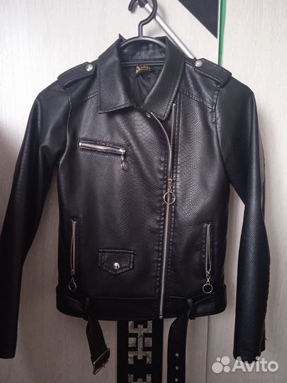 Кожанка на девочку