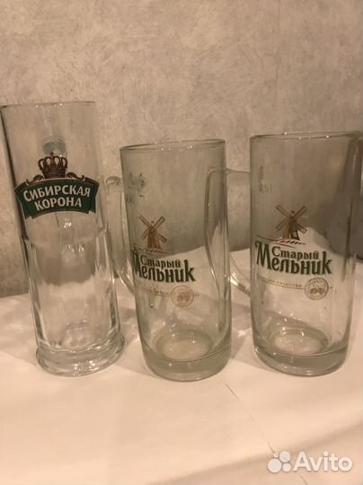 Пивные кружки и бокалы