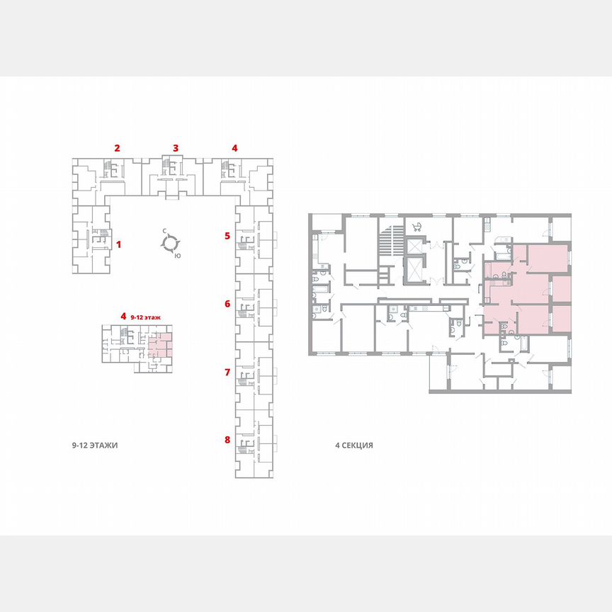 2-к. квартира, 68,8 м², 12/12 эт.