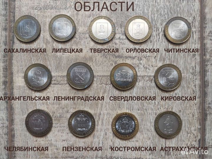 Юбилейные монеты десятки биметалл