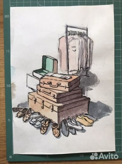 Акварельные зарисовки (маленький формат)