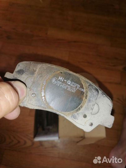 Тормозные колодки на hyundai solaris 2