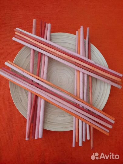 Бамбуковая тарелка декоративная Икеа