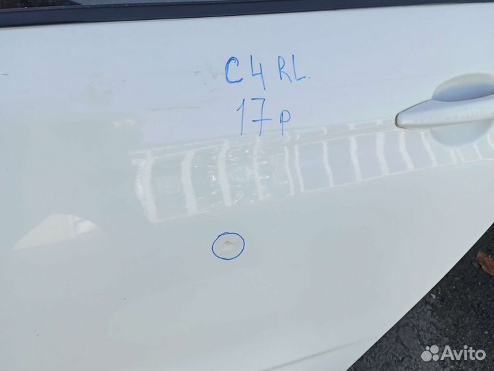 Дверь задняя Citroen c4 b7