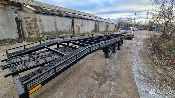 Автовоз 5.5 на 2.4 трехосный с тормозом новый