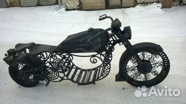 Кованый мотоцикл