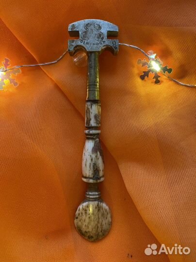 Старинный стеклорез ручка кость 19 век