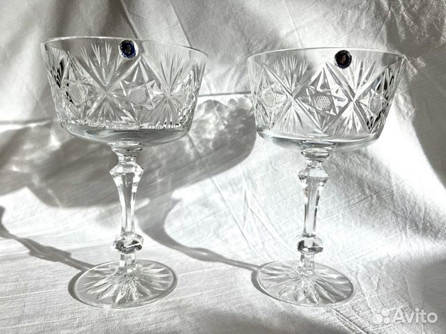 Хрустальные вазы конфетницы