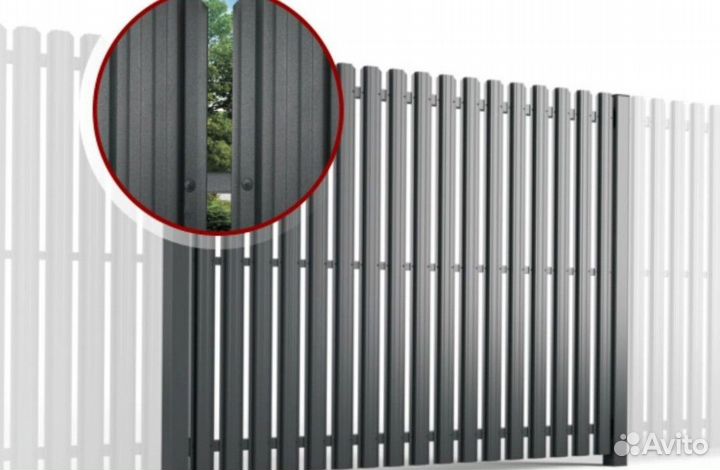 Евроштакетник П- образный