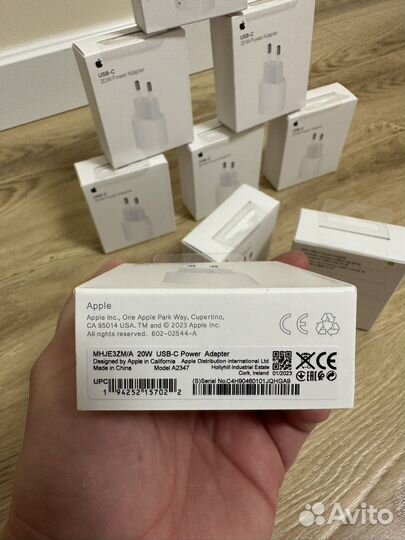 Оригинальные блоки apple 20w