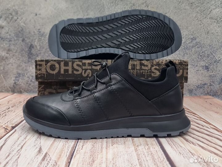 Туфли кожаные, мужские, демисезонные