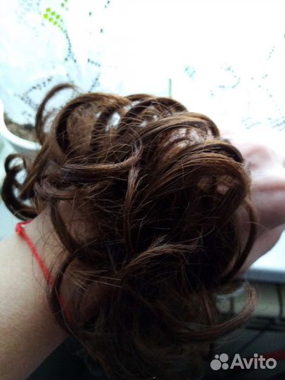 Шиньон шишка резинка для волос