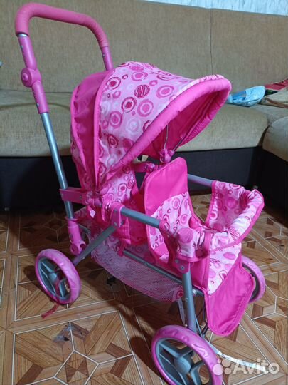 Коляска для двух кукол