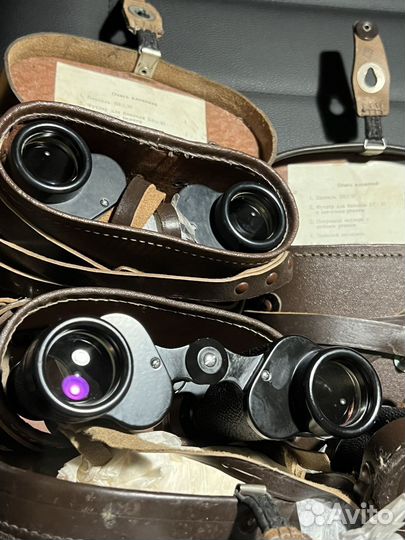 Бинокли Б8х30 комз новые с сеткой