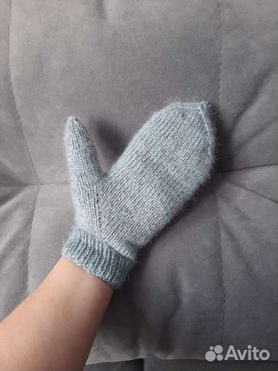 Варежки вязанные