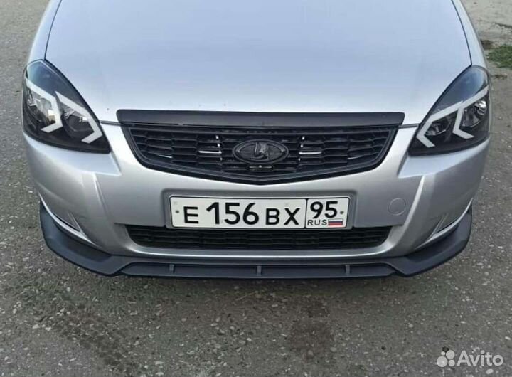 Губа на бампер priora