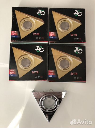 Светильник мебельный хром