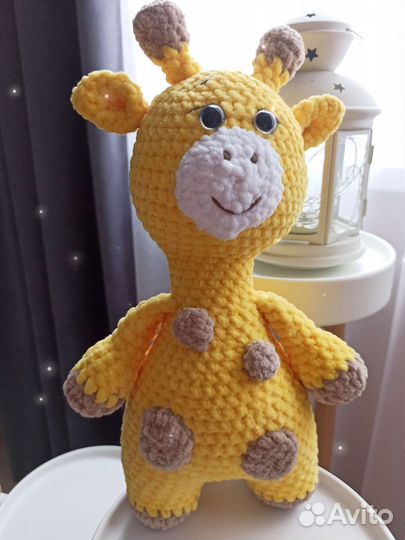 Плюшевые вязаные игрушки