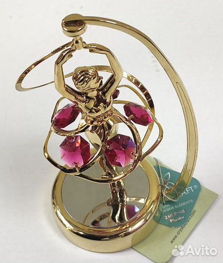 Фигурка декоративная «Балерина» с кристаллами Swar