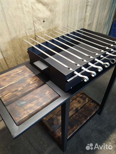 Мангал в стиле лофт