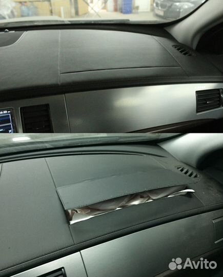 Торпеда / передняя панель Jaguar XF Кожа