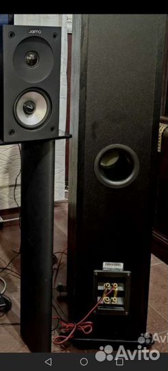 Акустика Jamo, ресивер Yamaha, двд, тв Sony